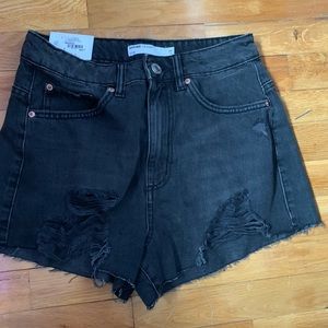 Garage denim shorts